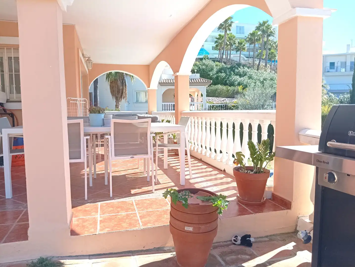 Terrace of Detached homes for sale in Benalmádena  with Air Conditioner, Heating and Private garden