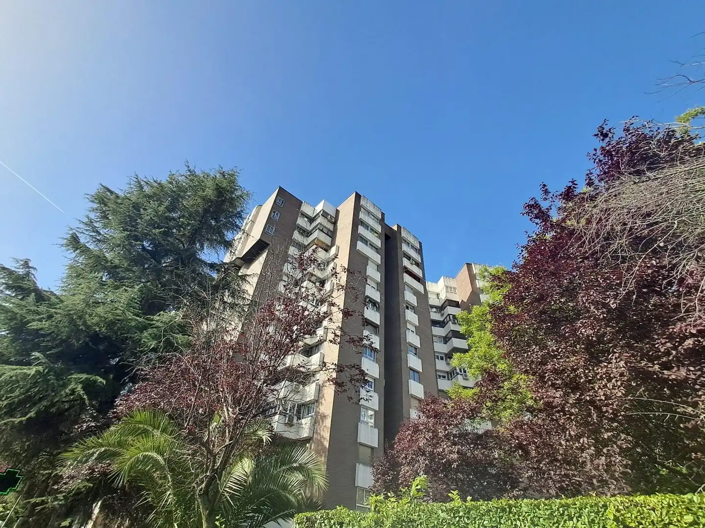 Exterior view of Flat for sale in Madrid  with Air Conditioner, Heating and Private garden