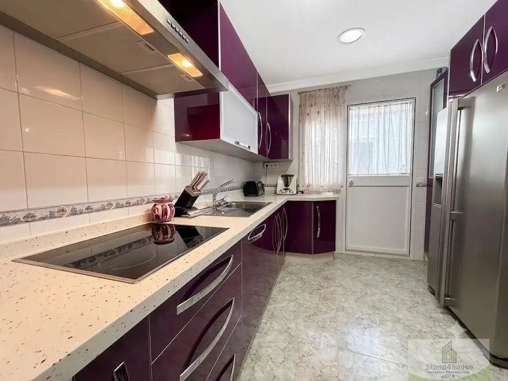 Kitchen of Flat for sale in Bollullos Par del Condado  with Air Conditioner, Heating and Storage room