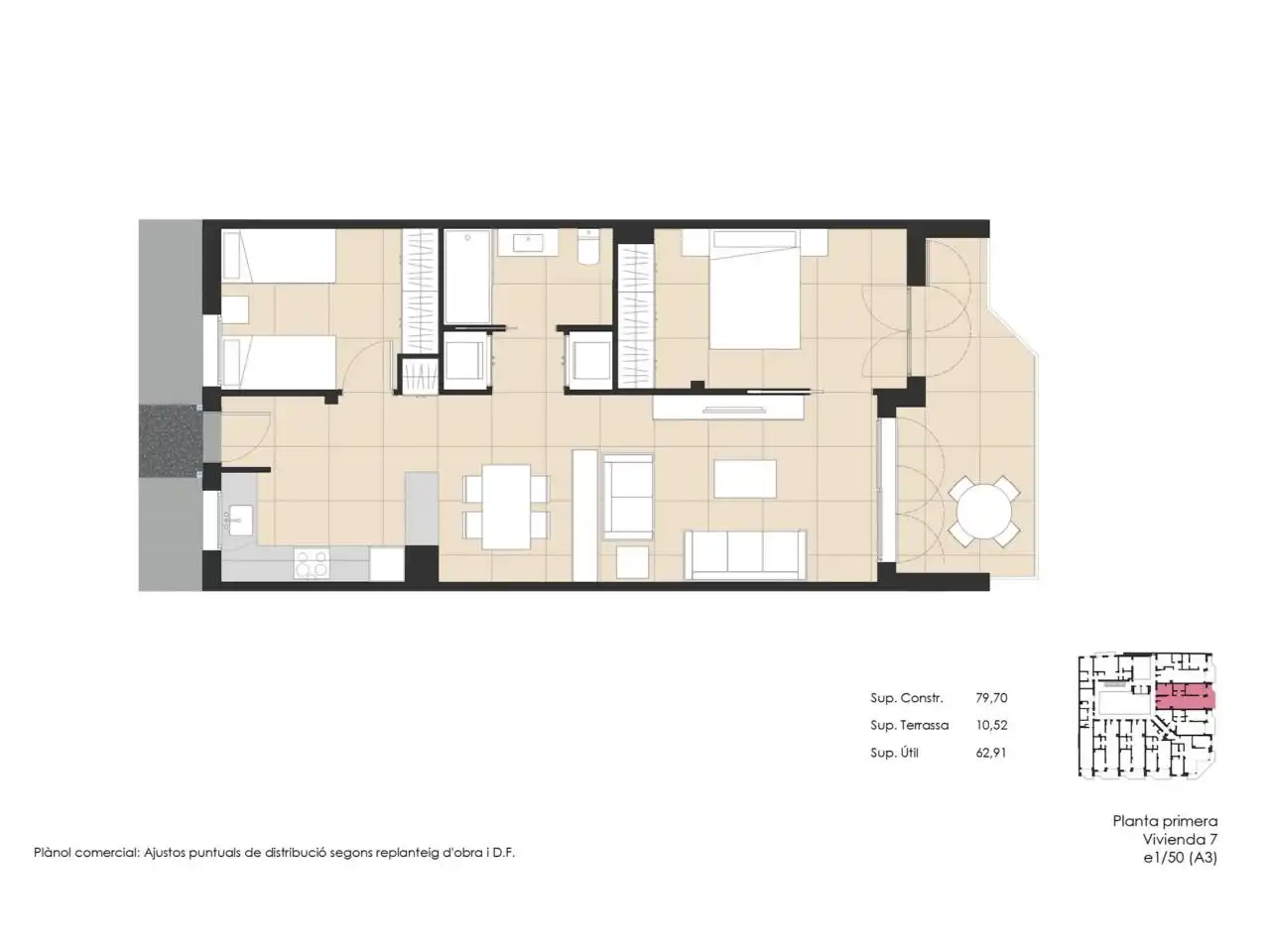 Wohnung mit Aufzug zum Verkauf in Calle President Macià 116, imagen 44