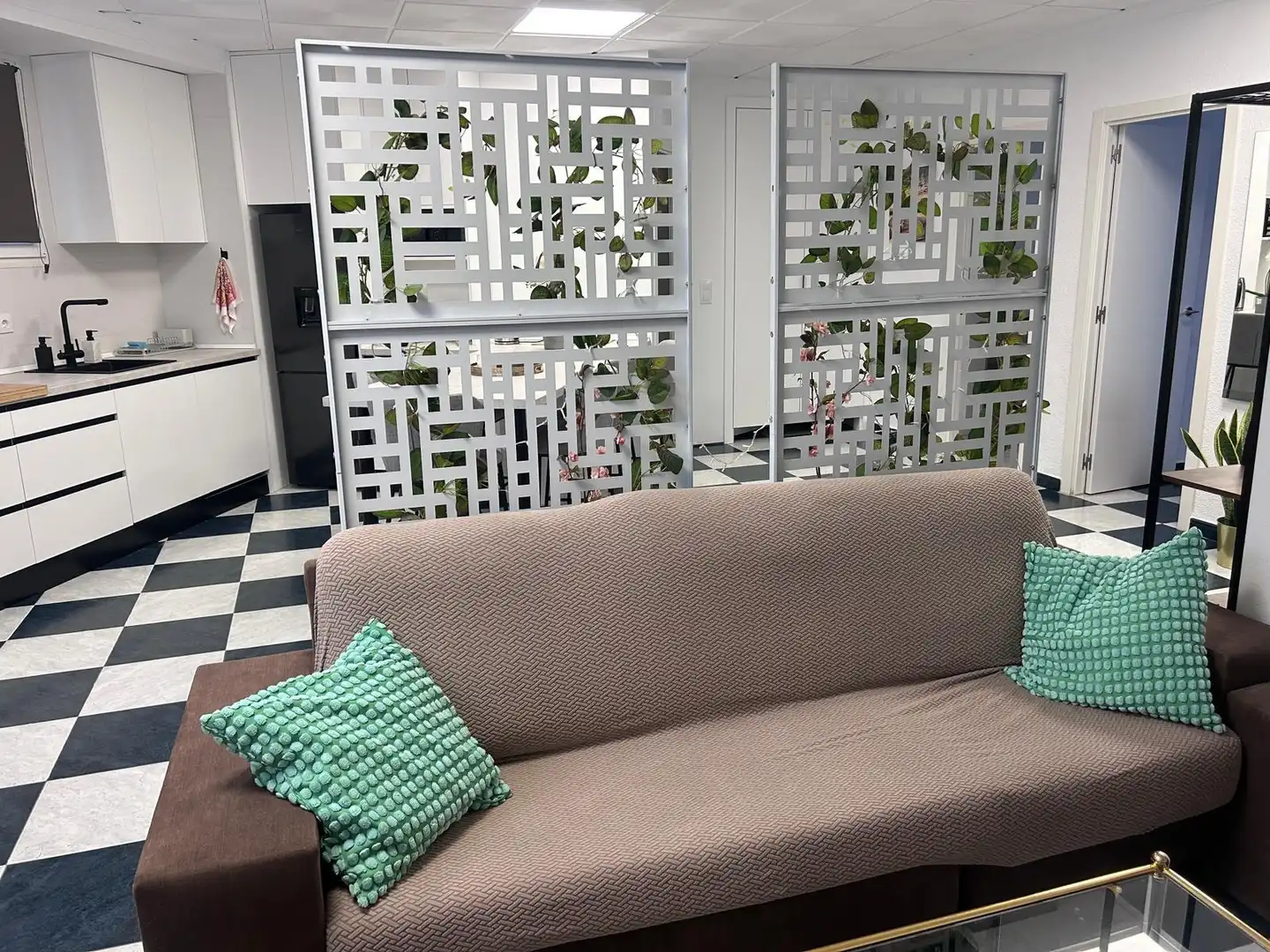 Wohnzimmer von Wohnung zur Miete in Orihuela mit Klimaanlage, Heizung und Privatgarten