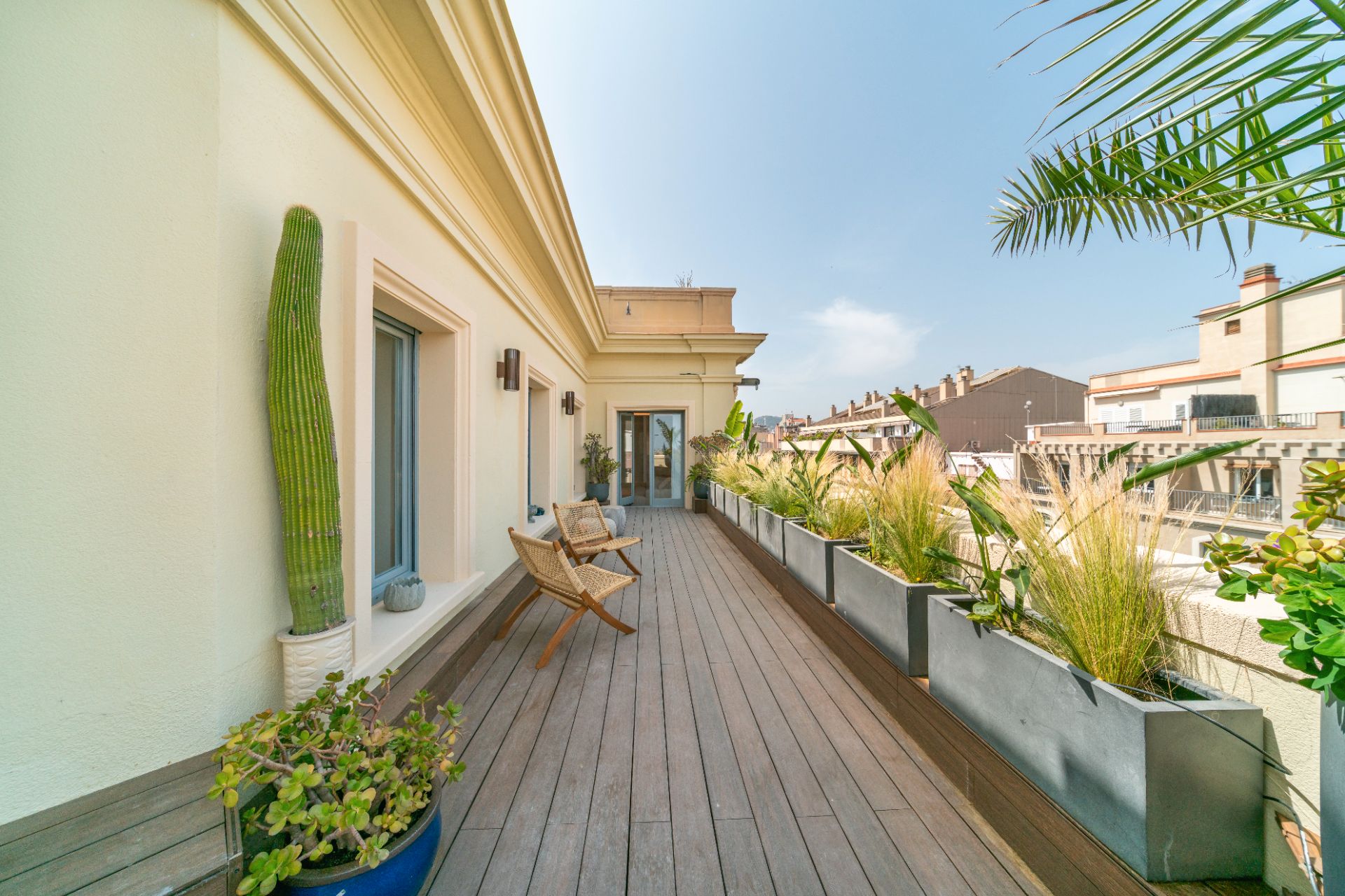 Terrace of Flat for sale in  Barcelona Capital  with Furnished
