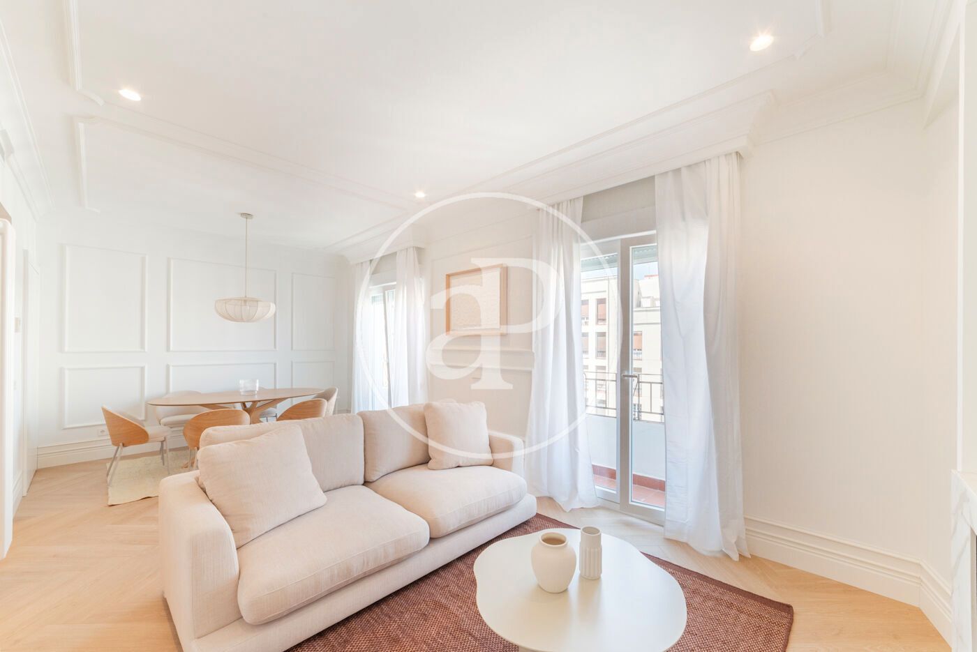 Exterior view of Flat for sale in  Madrid Capital  with Air Conditioner, Heating and Furnished