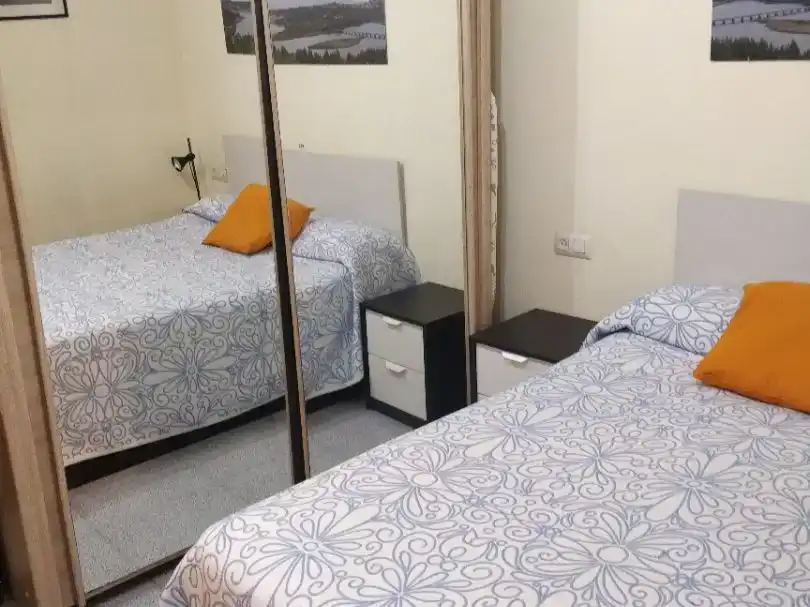 Bedroom of Flat for rent in Gijón   with Furnished