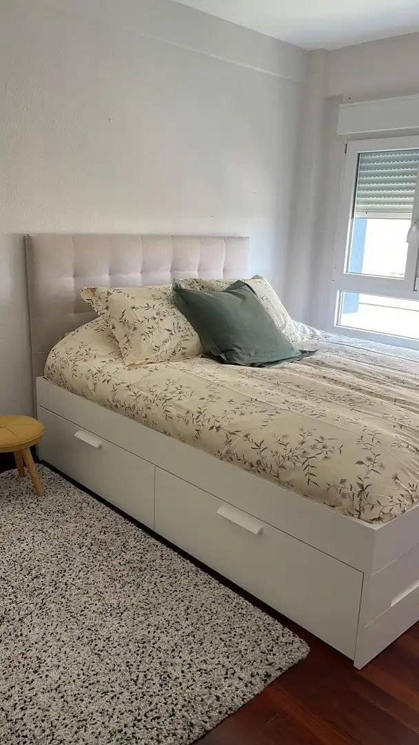 Schlafzimmer von Wohnung zur Miete in Santander mit Heizung, Terrasse und Balkon