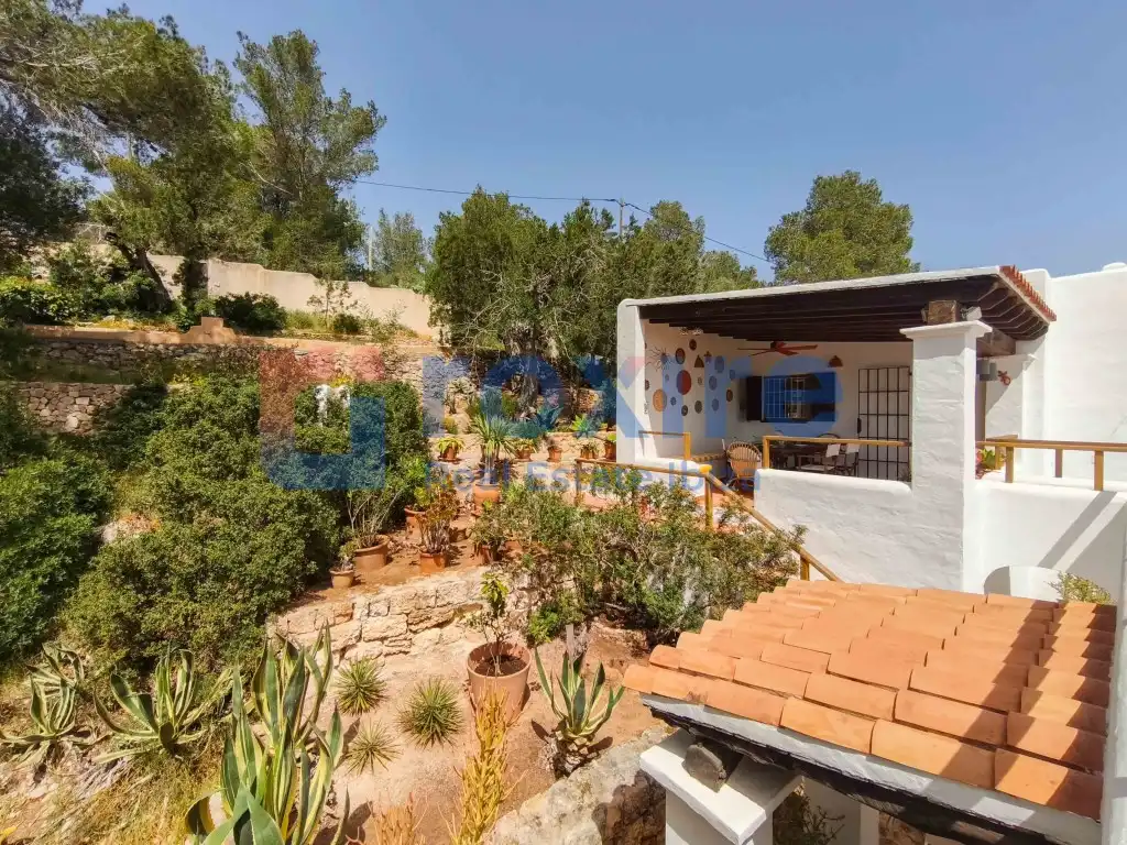 Garden of Houses for rent in Sant Josep de sa Talaia  with Air Conditioner, Private garden and Terrace