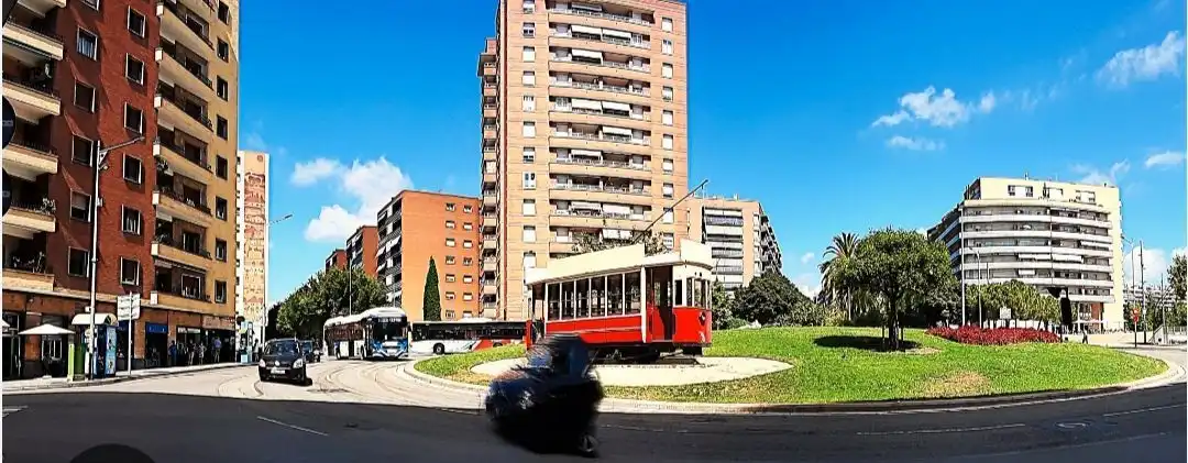 Vista exterior de Pis en venda en Mataró amb Aire condicionat, Calefacció i Moblat