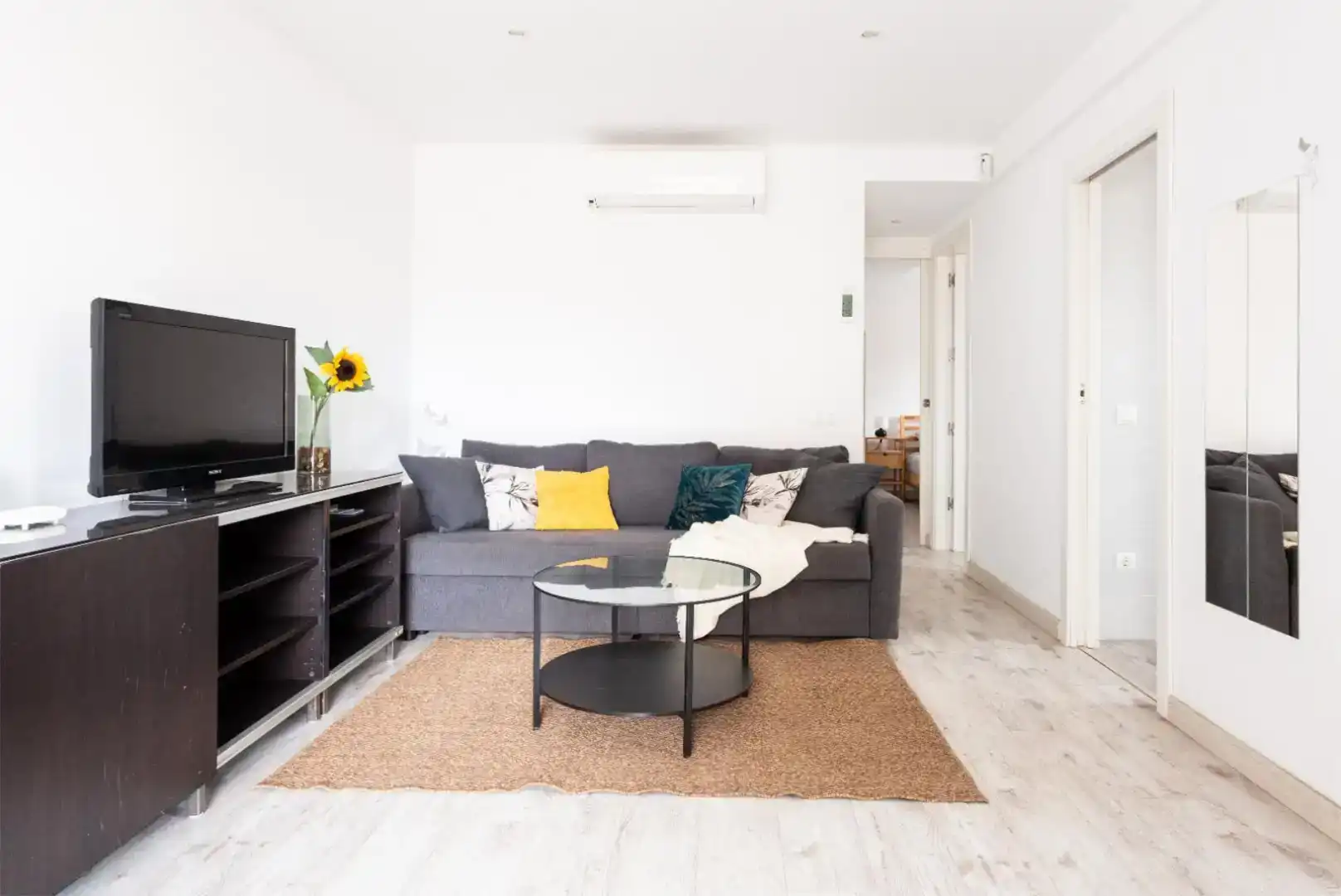 Sala d'estar de Pis en venda en Sitges amb Aire condicionat