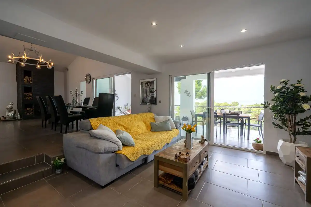 Sala d'estar de Casa o xalet en venda en Jávea / Xàbia amb Aire condicionat i Calefacció
