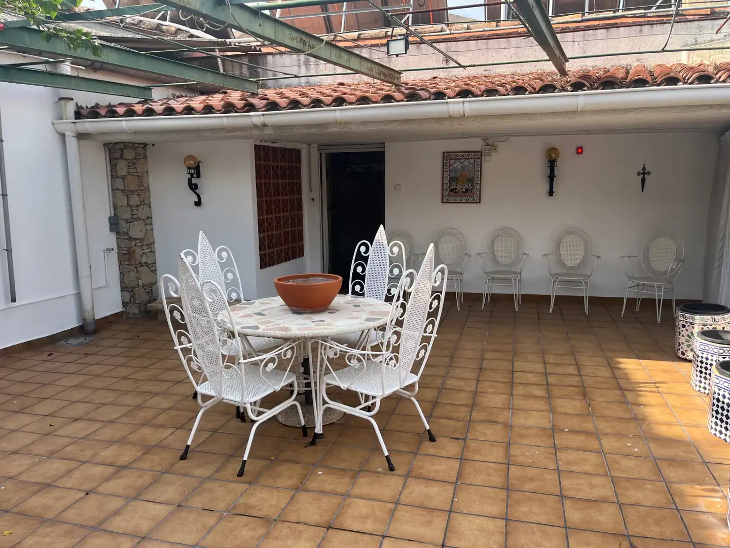 Terraza de Casa o chalet de alquiler en Castellar del Vallès con Calefacción, Trastero y Horno