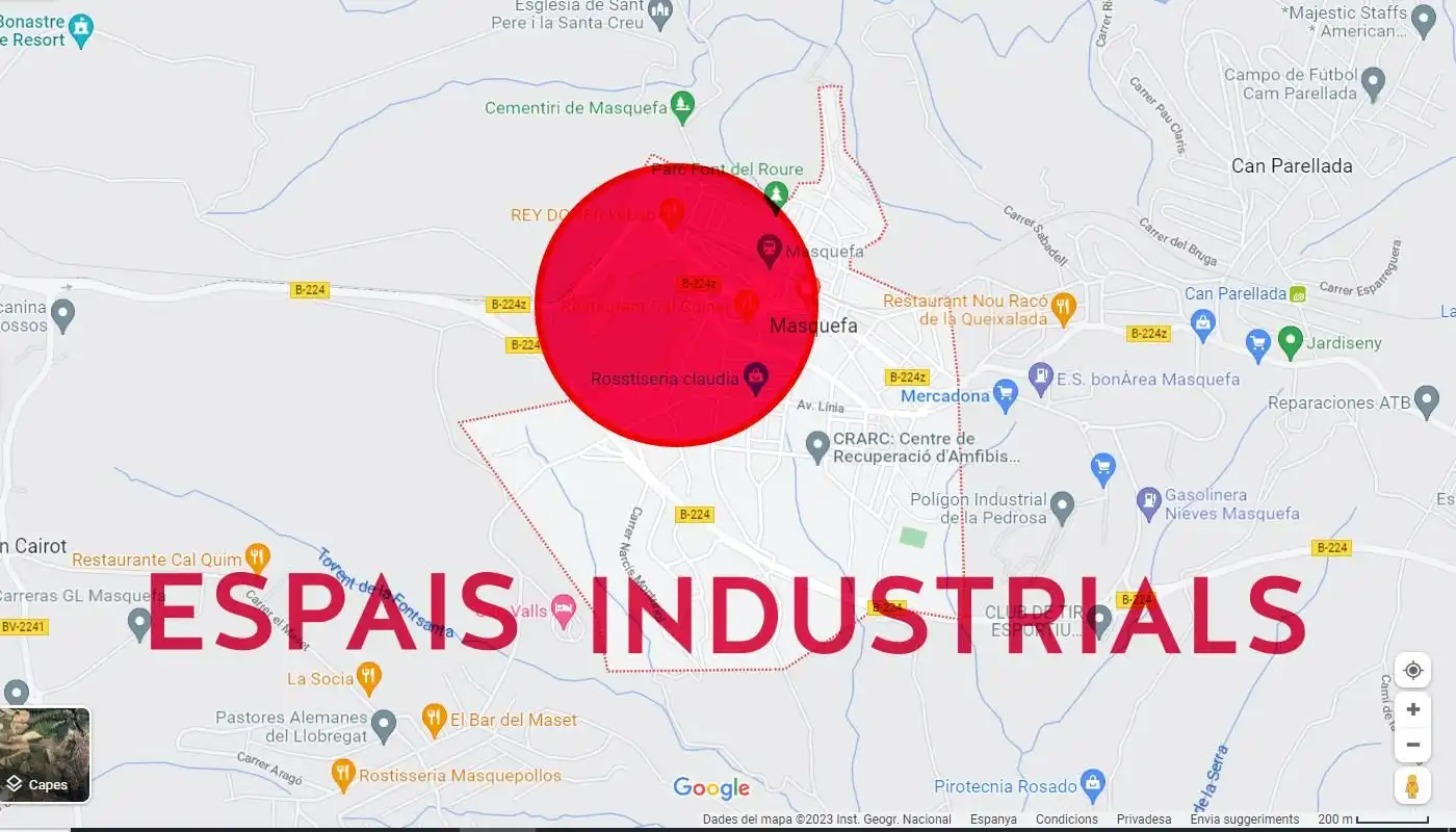 Außenansicht von Fabrik Grundstücke zum Verkauf in Masquefa
