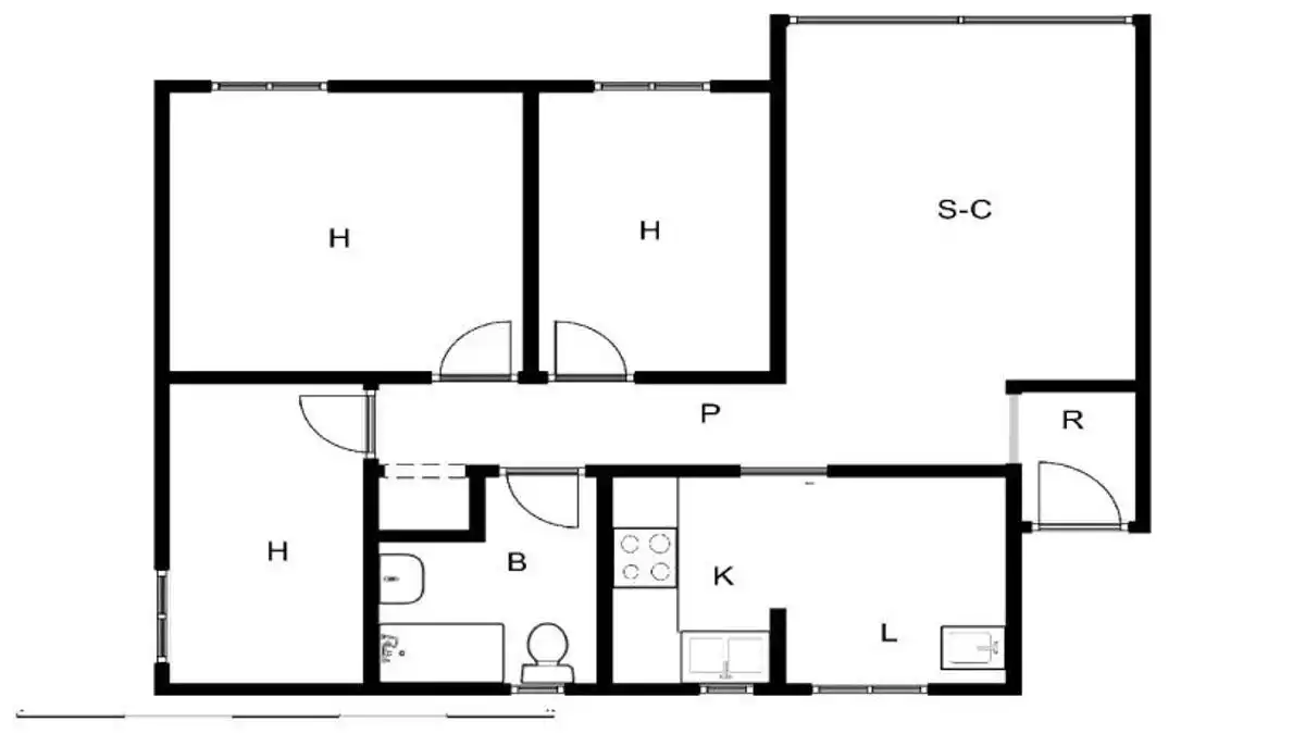 Apartamento en venta en Badalona