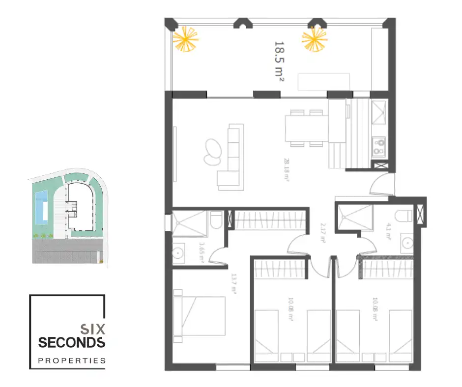 Apartment with pool for sale in Plans - Gasparot, imagen 10