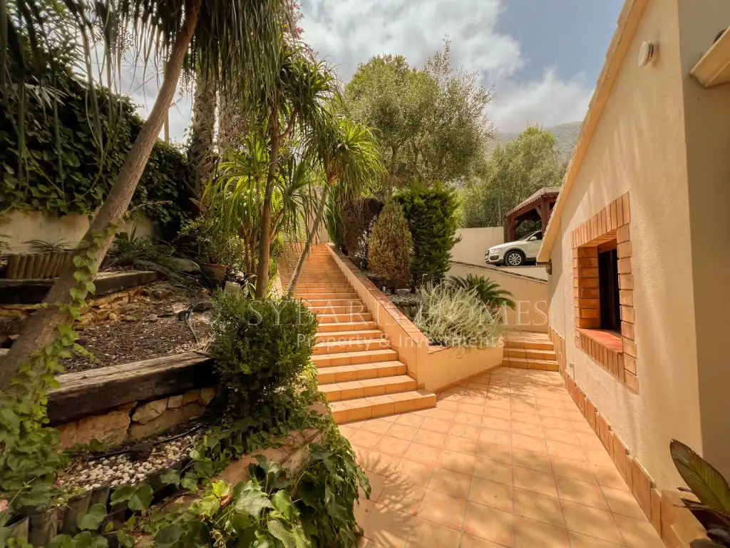Exterior view of Houses for sale in Dénia  with Air Conditioner, Private garden and Terrace