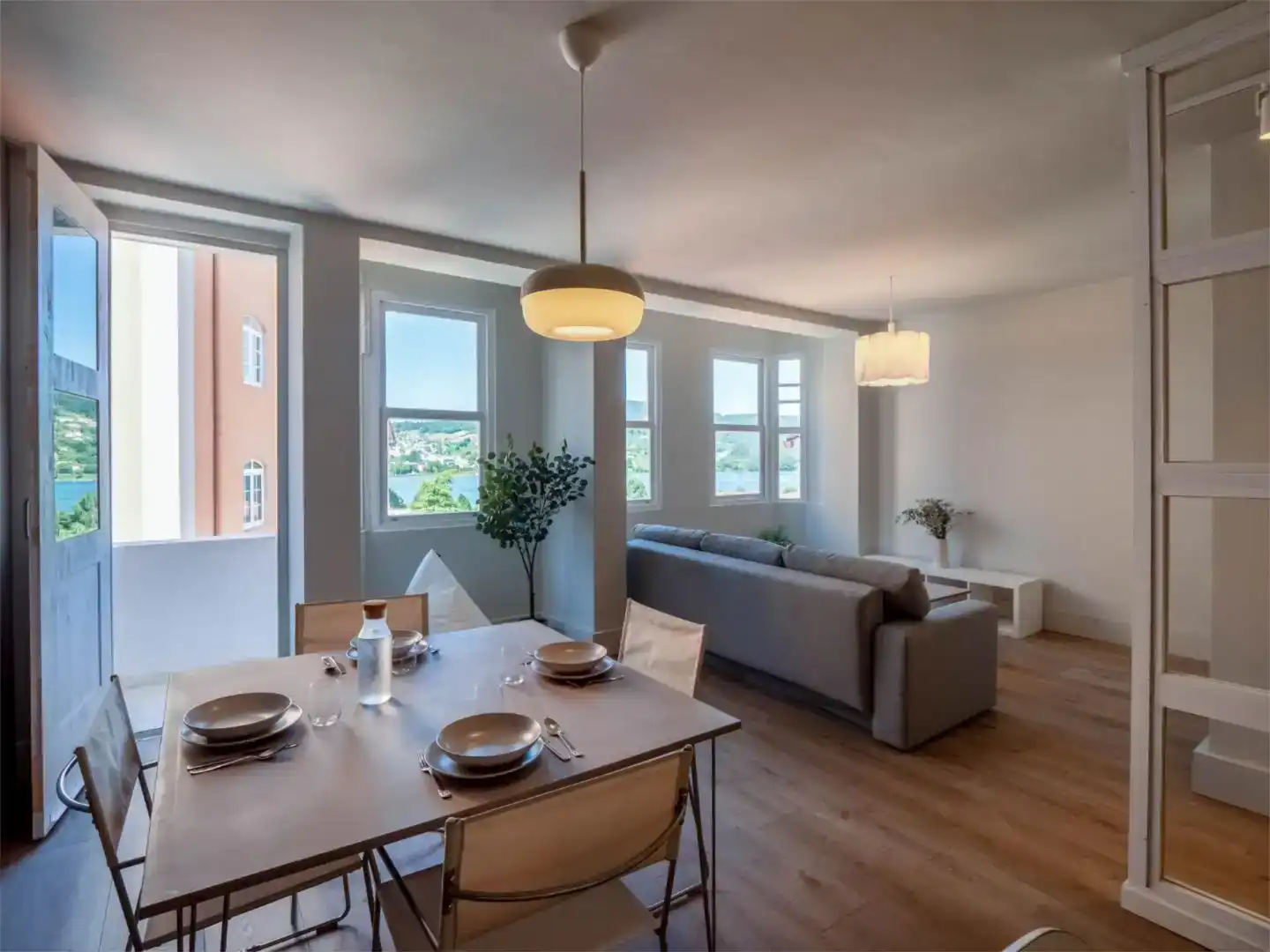 Dining room of Flat for rent in Pontedeume  with Furnished and Balcony