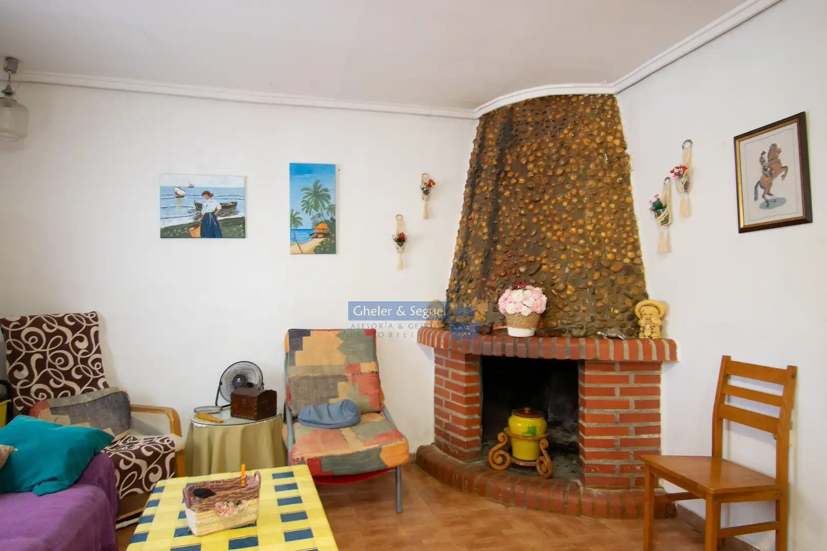 Sala d'estar de Finca rústica en venda en Llíria