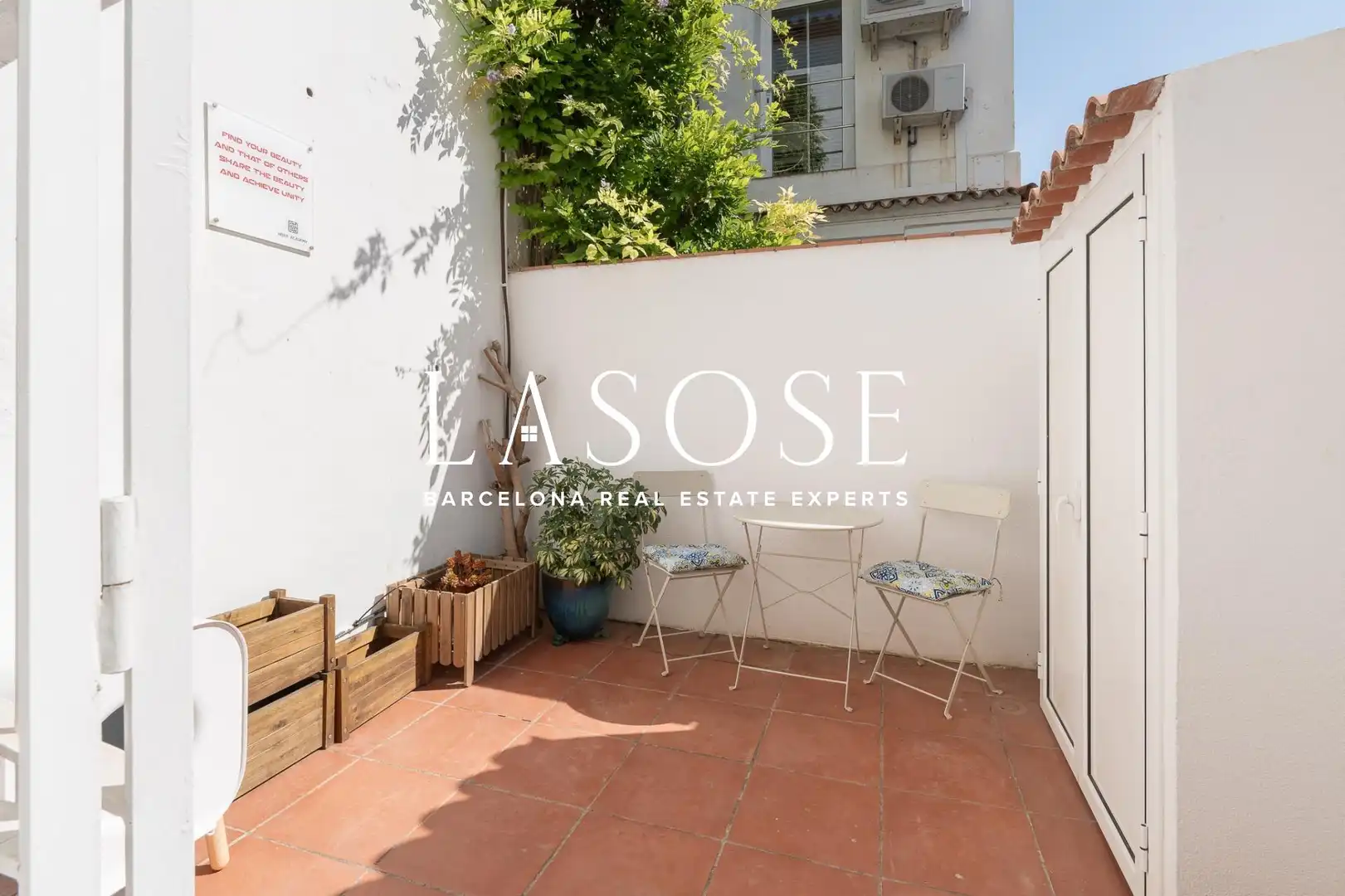 Terrassa de Loft de lloguer en Barcelona amb Aire condicionat, Jardí privat i Terrassa