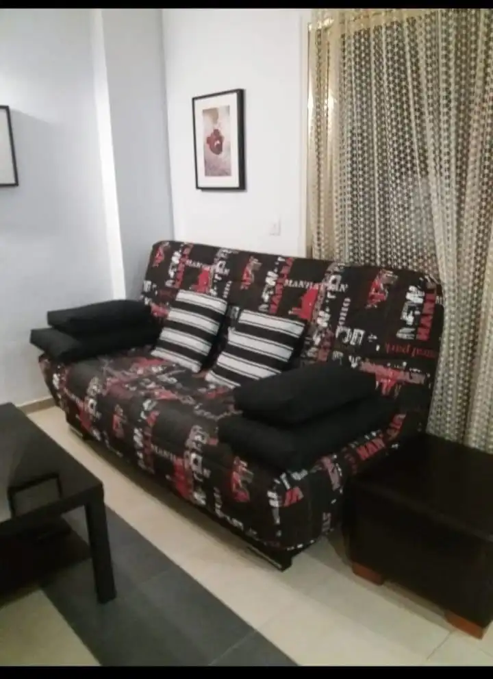 Living room of Flat for sale in Finestrat  with Furnished and Balcony