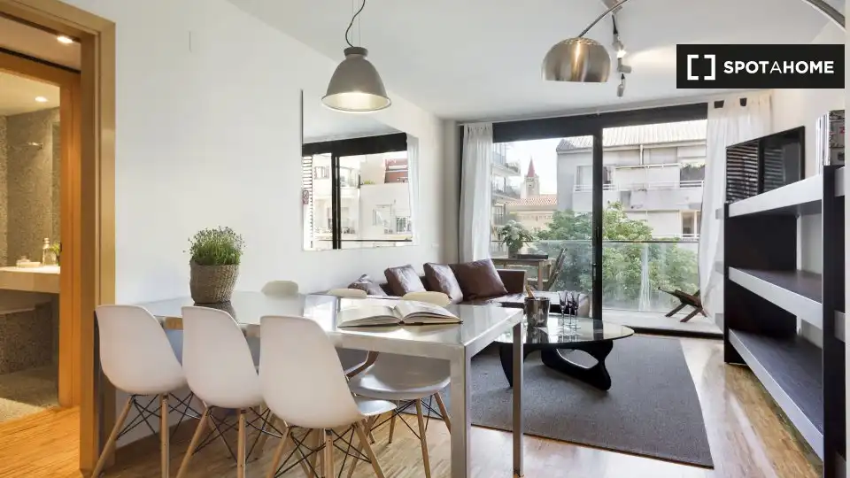 Appartamento con terrazza in affitto a Sarrià - Sant Gervasi