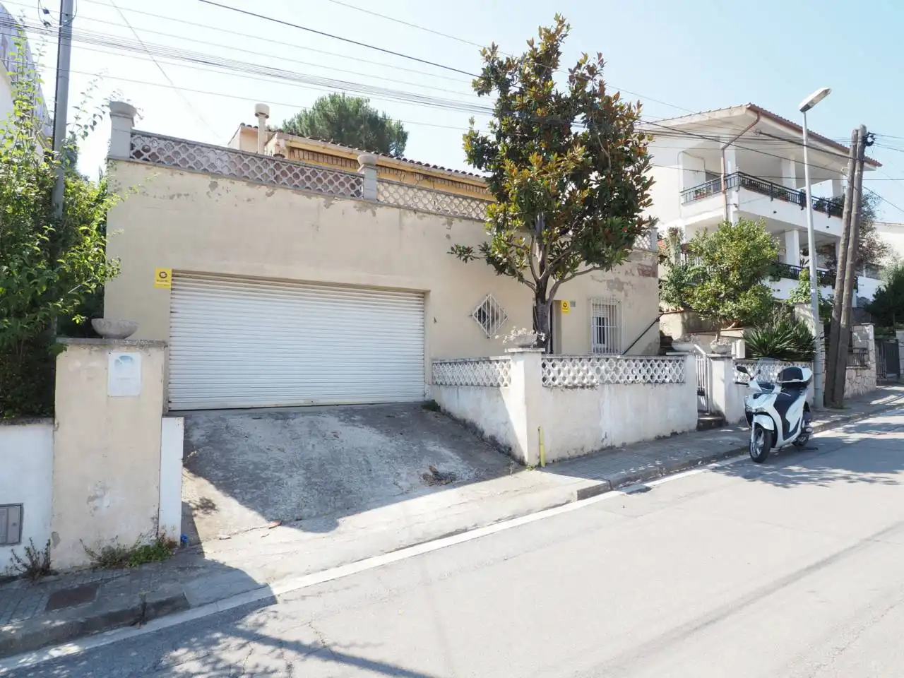 Vista exterior de Casa o xalet en venda en Granollers amb Calefacció, Jardí privat i Terrassa