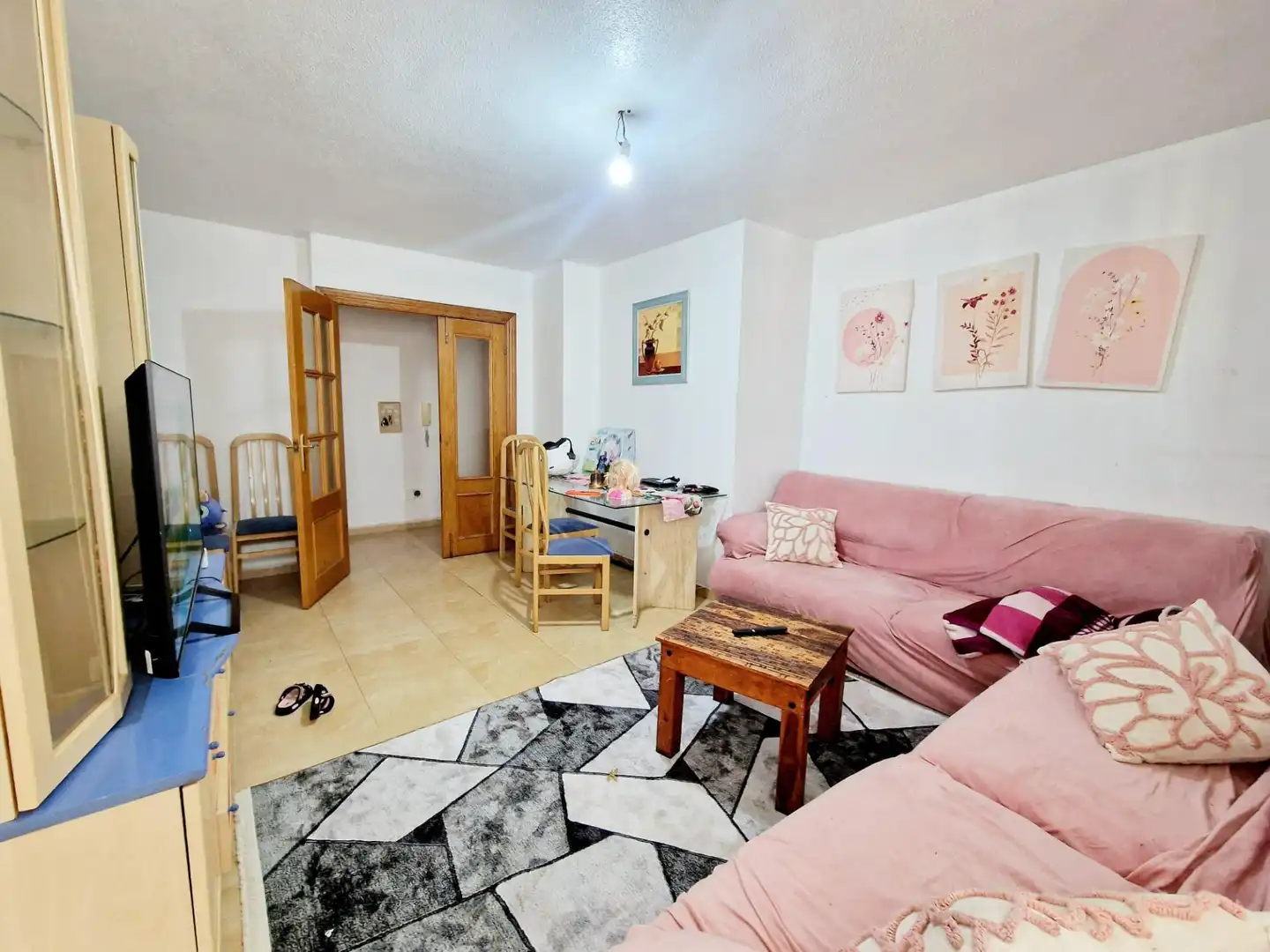 Sala de estar de Apartamento en venta en Águilas con Calefacción y Balcón