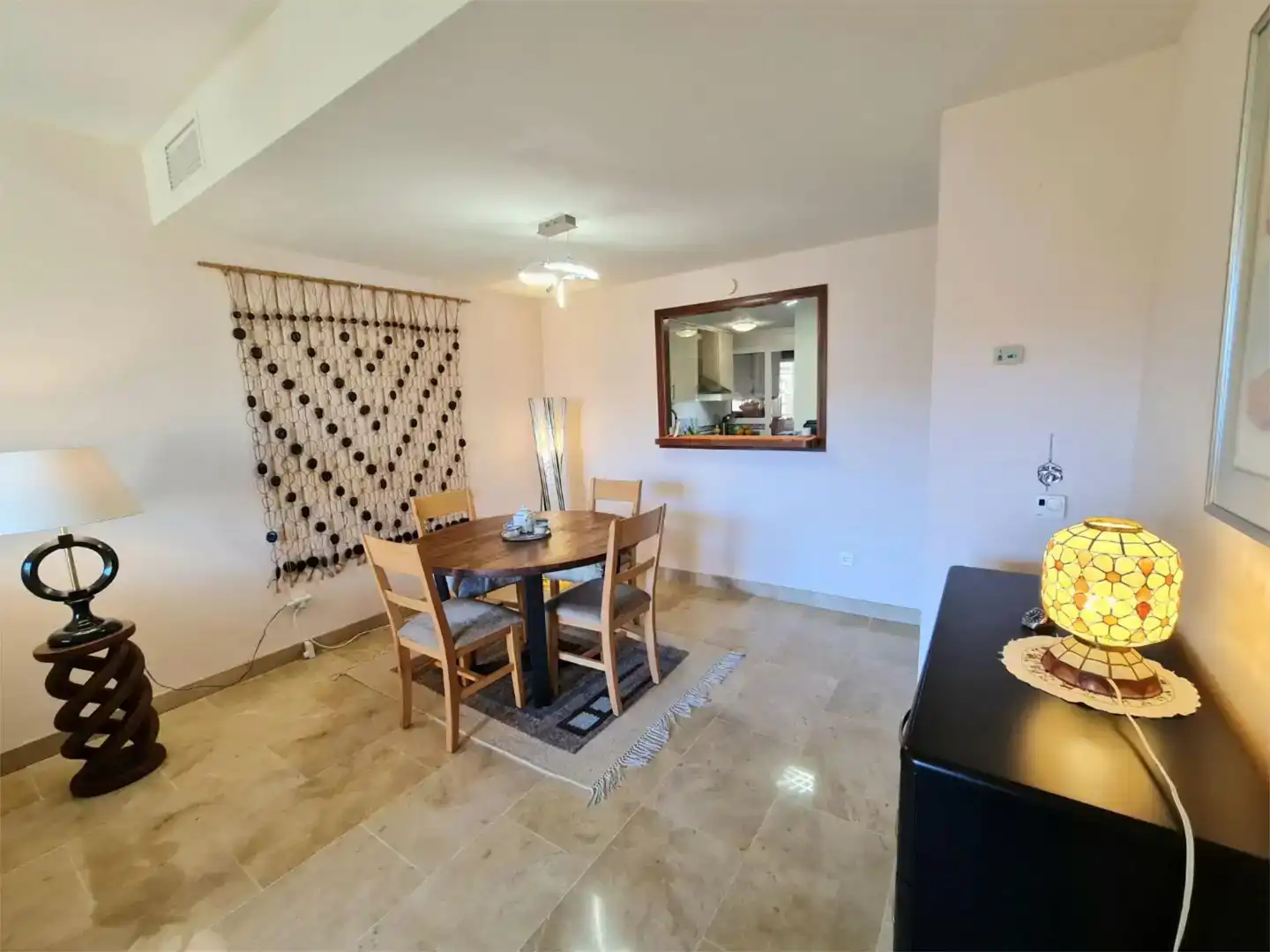 Dining room of Flat for sale in Manilva  with Air Conditioner and Swimming Pool