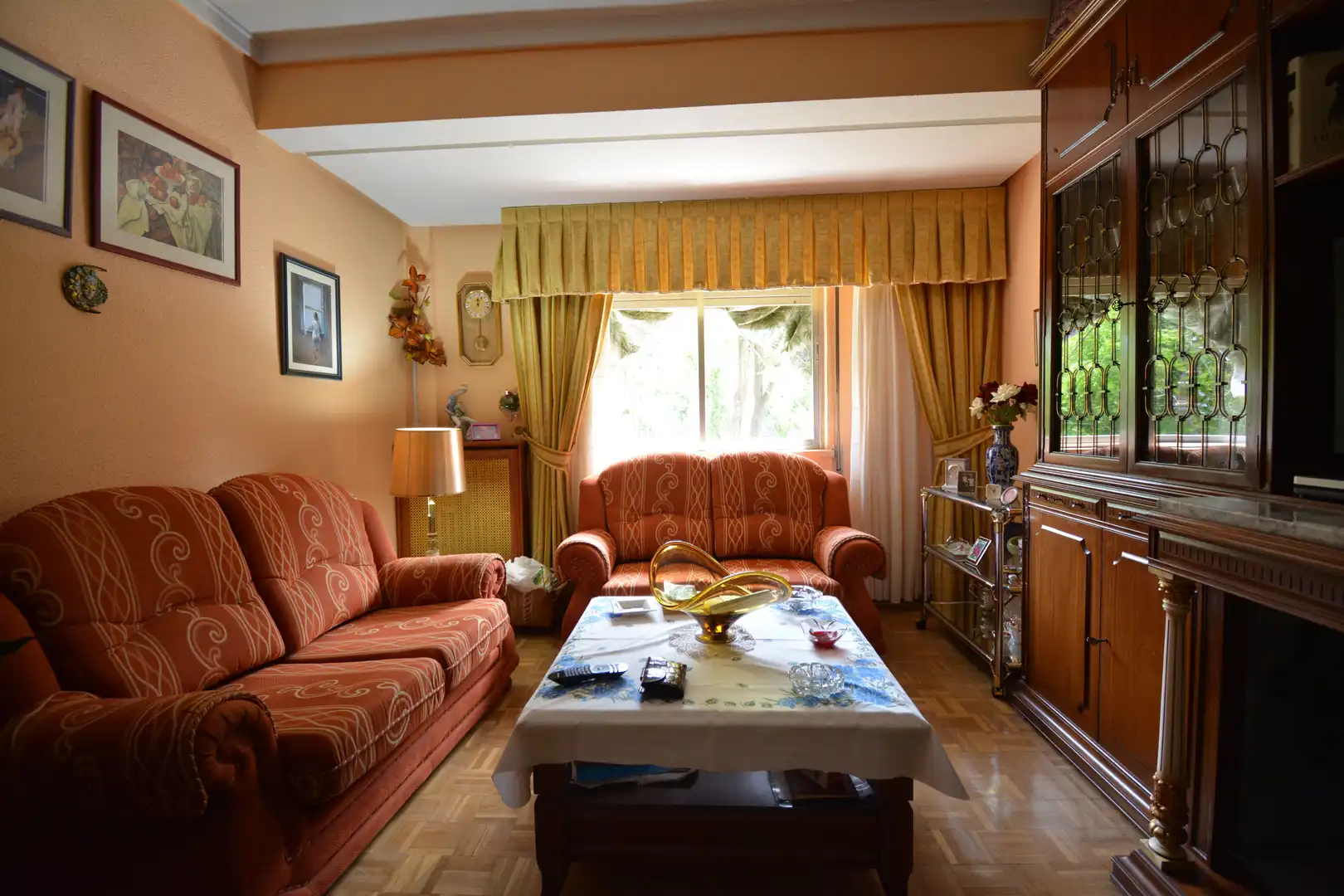 Wohnzimmer von Wohnung zum Verkauf in Madrid mit Terrasse und Möbliert