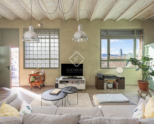 Sala d'estar de Loft en venda en  Barcelona Capital amb Aire condicionat i Calefacció