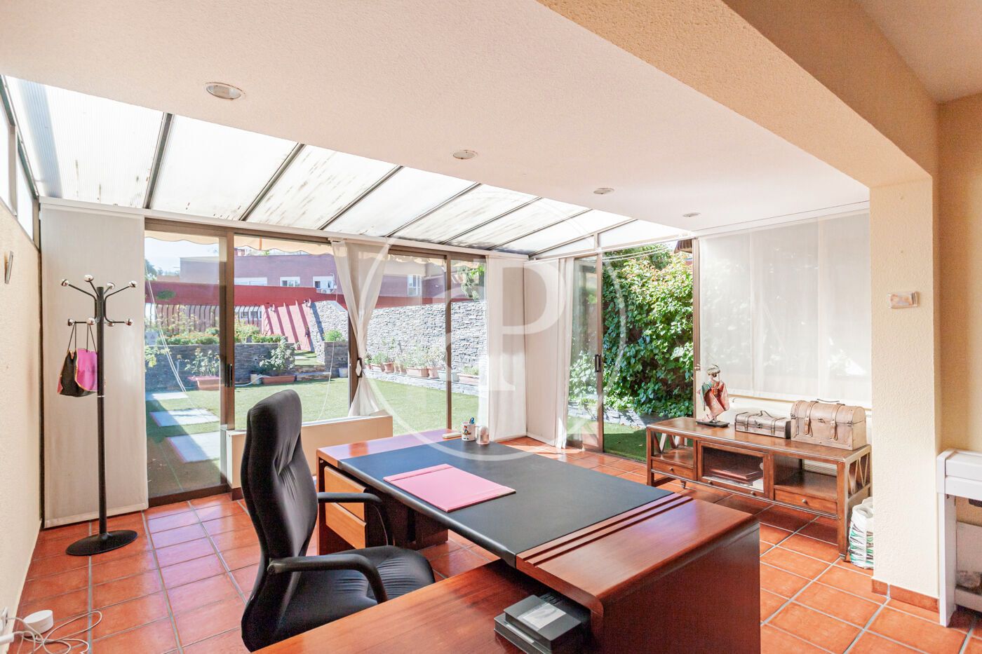 Garden of Single-family semi-detached for sale in  Madrid Capital  with Heating, Private garden and Terrace