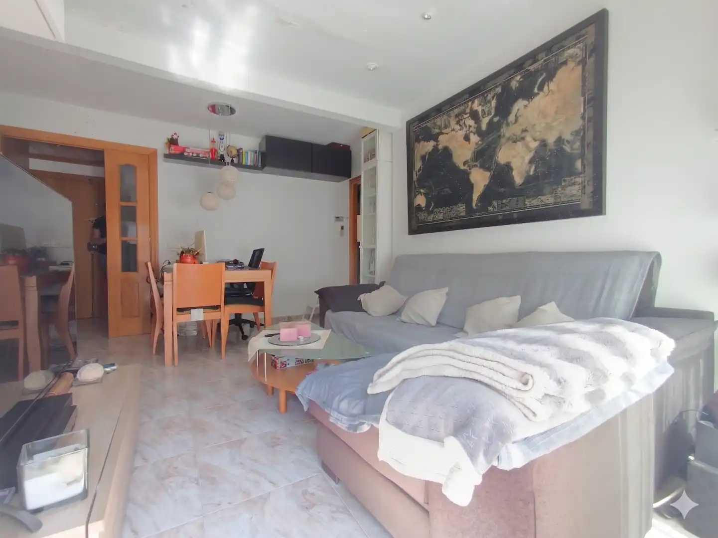 Sala de estar de Piso en venta en Badalona con Aire acondicionado, Calefacción y Terraza