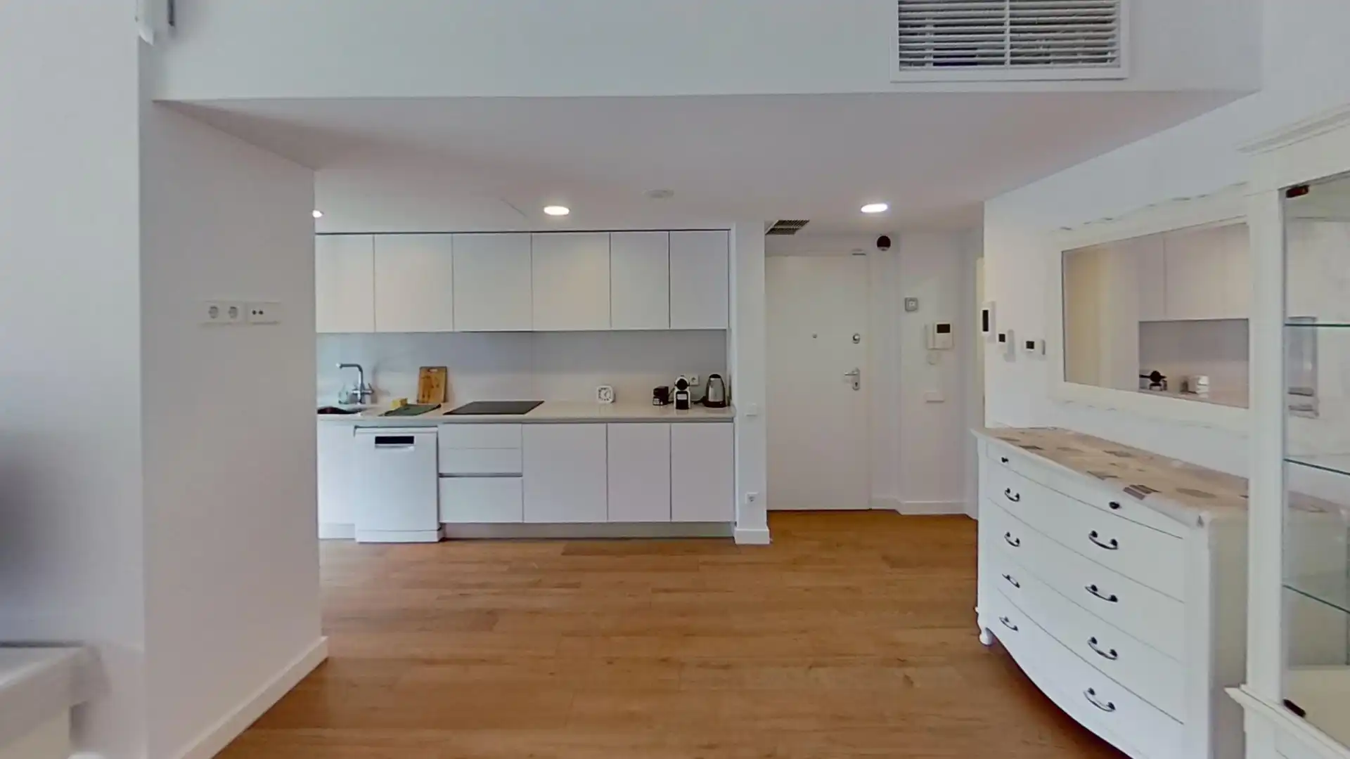 Cocina de Apartamento en venta en Alicante / Alacant con Aire acondicionado, Calefacción y Terraza