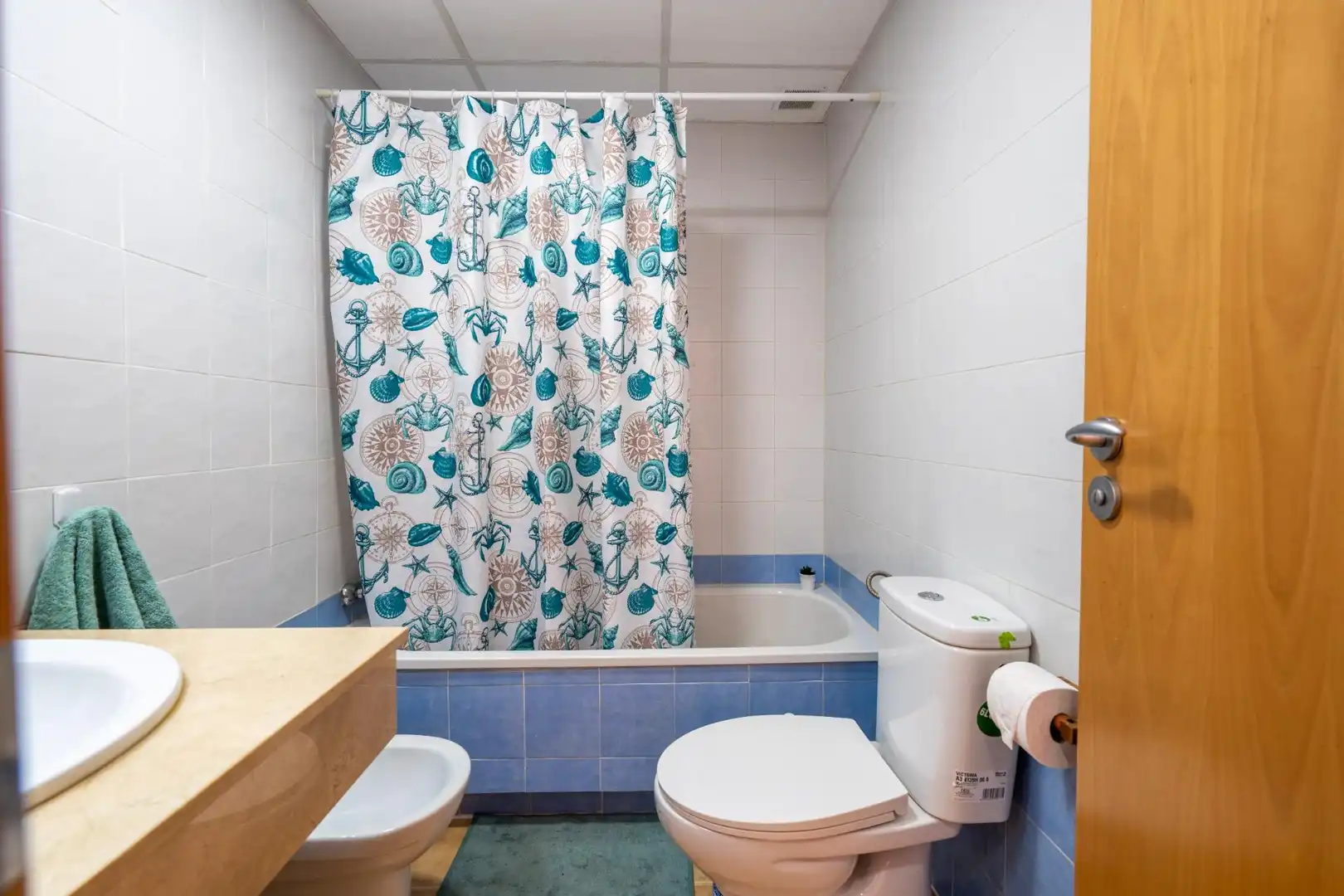 Badezimmer von Maisonette zum Verkauf in Mojácar mit Klimaanlage, Privatgarten und Terrasse