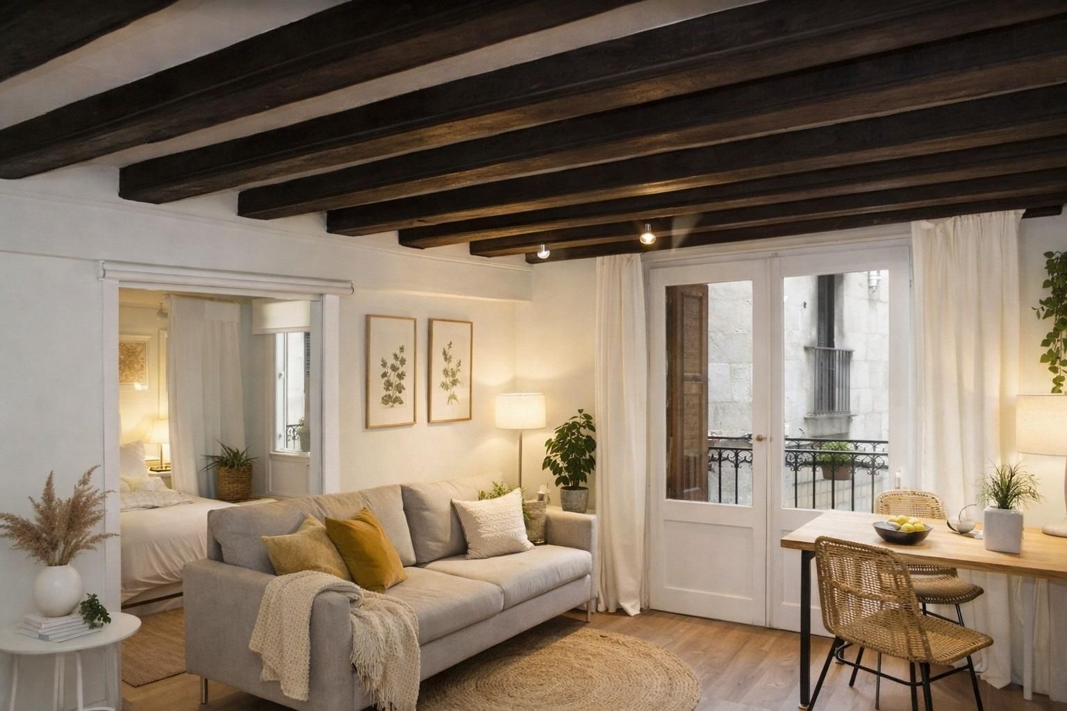 Sala d'estar de Planta baixa en venda en  Barcelona Capital