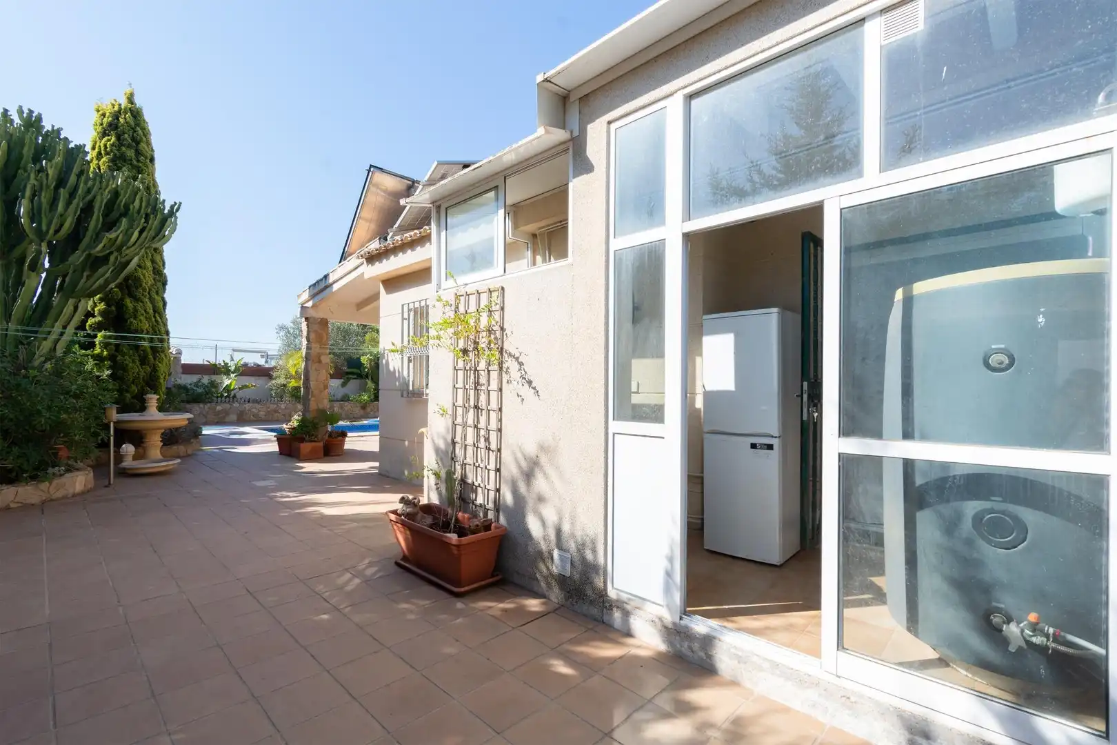 Vista exterior de Casa o chalet en venta en Cartagena con Aire acondicionado, Jardín privado y Terraza