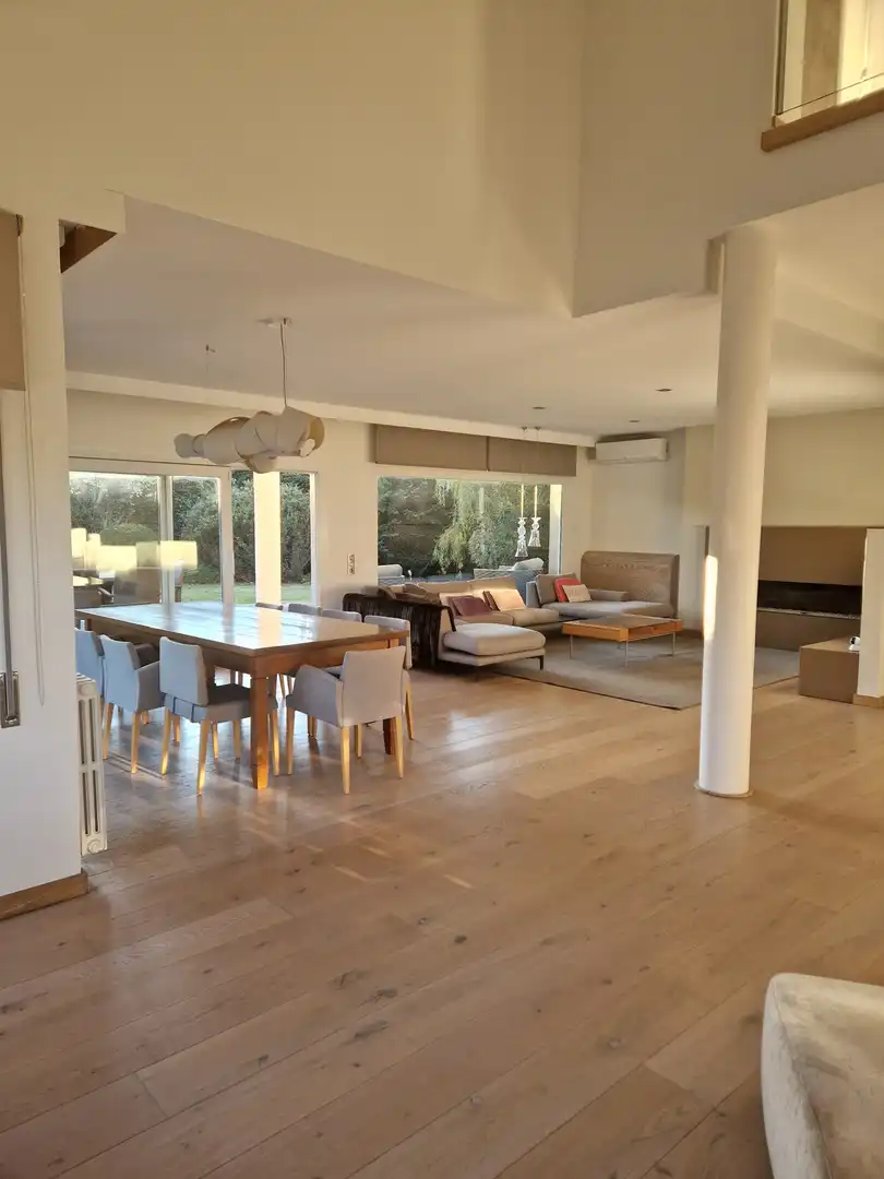 Sala de estar de Casa o chalet en venta en Santa Coloma de Farners con Aire acondicionado, Calefacción y Jardín privado