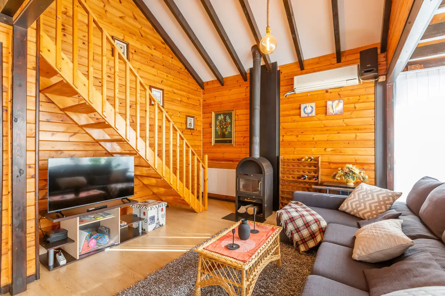 Sala de estar de Casa o chalet en venta en Ayegui / Aiegi con Aire acondicionado, Calefacción y Jardín privado