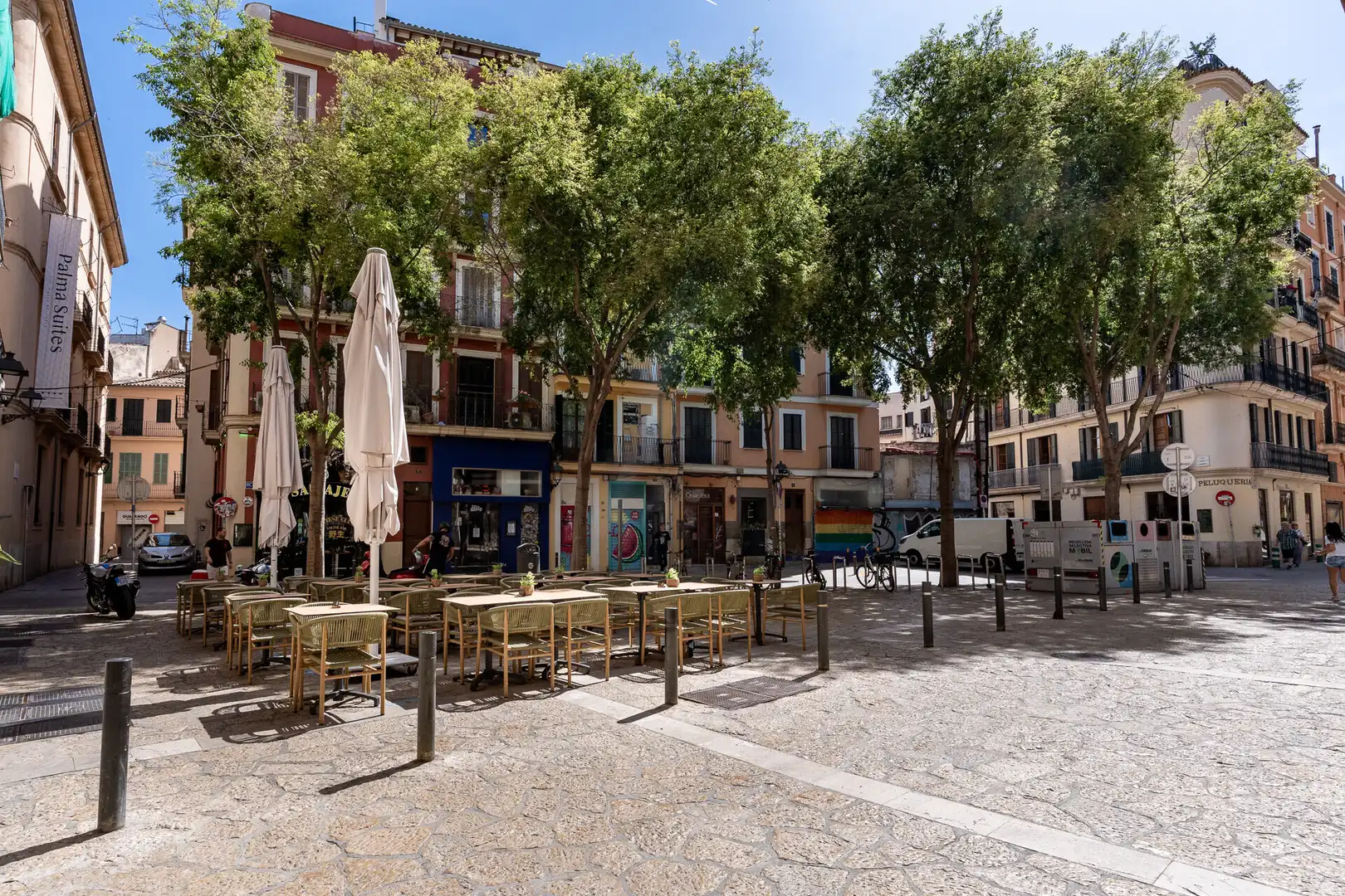 Außenansicht von Dachboden zum Verkauf in  Palma de Mallorca mit Klimaanlage, Möbliert und Balkon