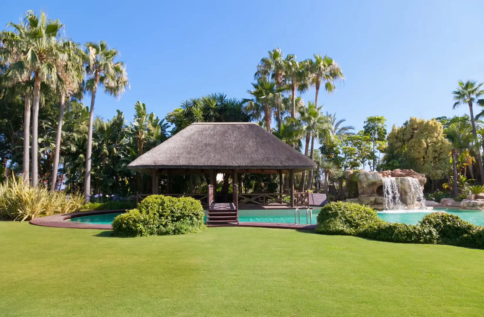 Jardí de Casa o xalet de lloguer en Ojén