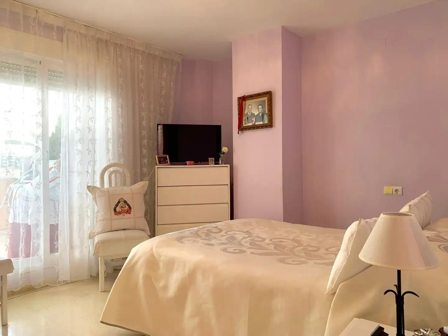 Schlafzimmer von Dachboden zum Verkauf in Benidorm mit Klimaanlage, Heizung und Terrasse