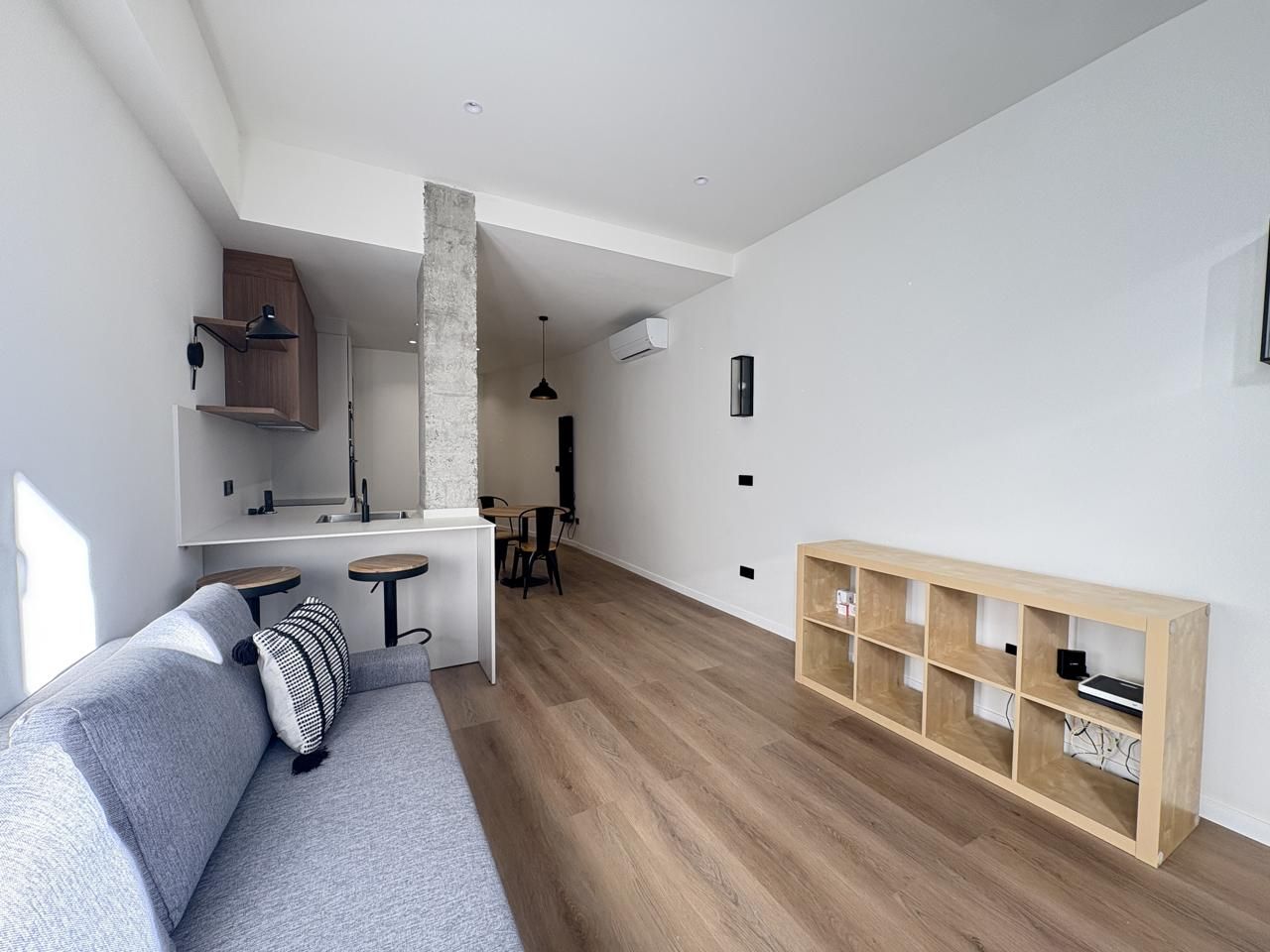 Living room of Planta baja to rent in  Madrid Capital  with Air Conditioner, Heating and Furnished