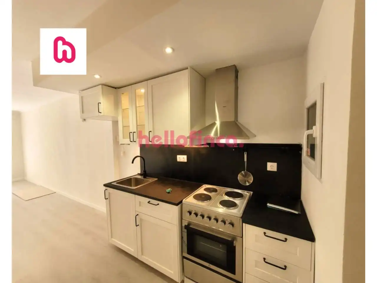 Cocina de Piso en venta en Barcelona con Calefacción, Parquet y Terraza