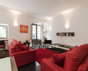 Sala d'estar de Apartament en venda en  Barcelona Capital amb Moblat, Forn i Microones