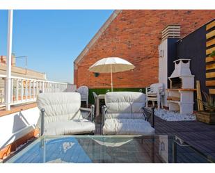 Terrace of Attic to rent in  Barcelona Capital  with Air Conditioner, Heating and Parquet flooring