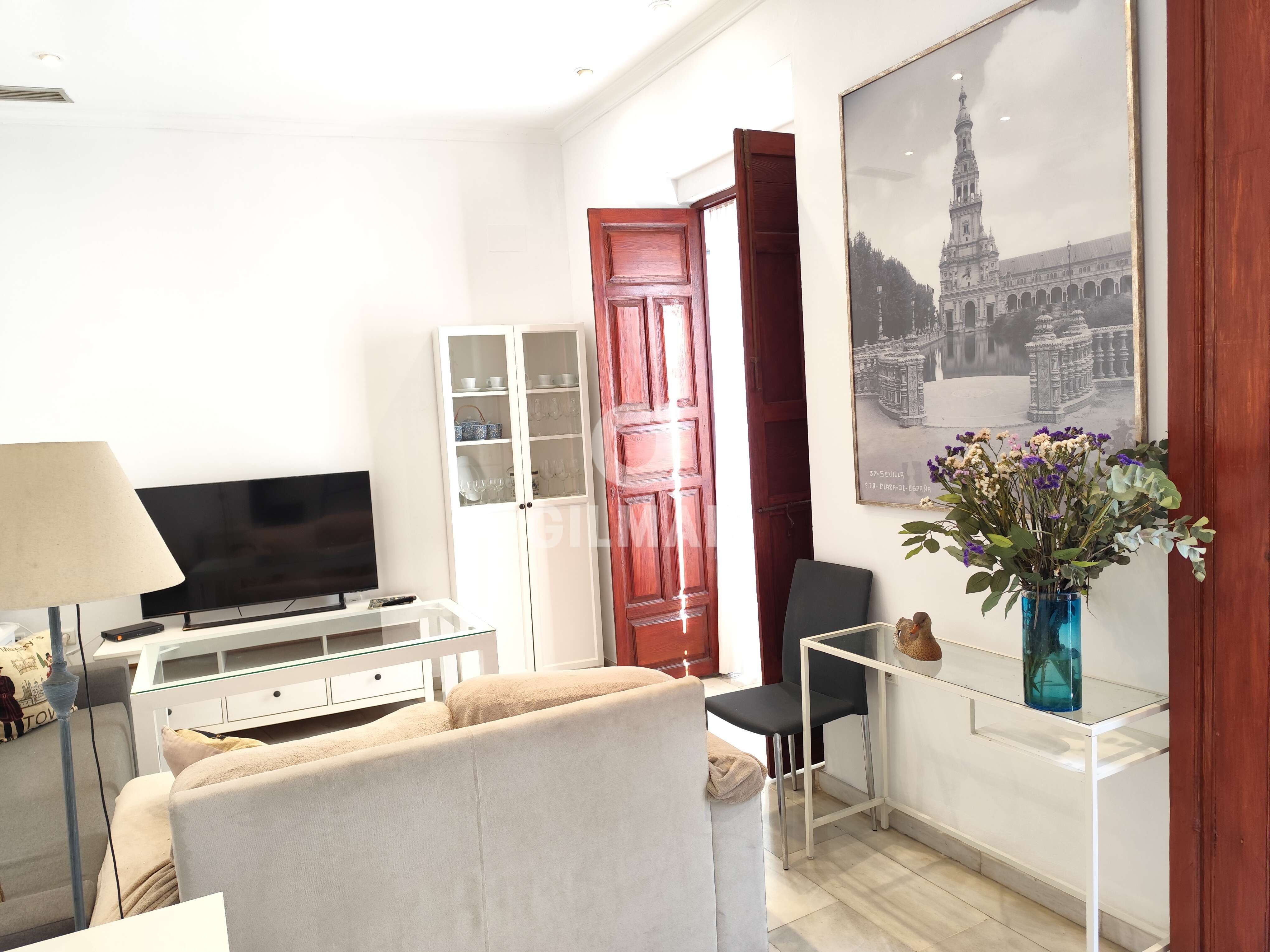Living room of Flat to rent in  Sevilla Capital  with Heating, Storage room and Furnished