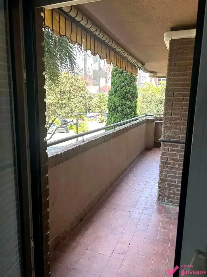 Terrasse von Wohnung zur Miete in Valencia mit Klimaanlage, Terrasse und Möbliert