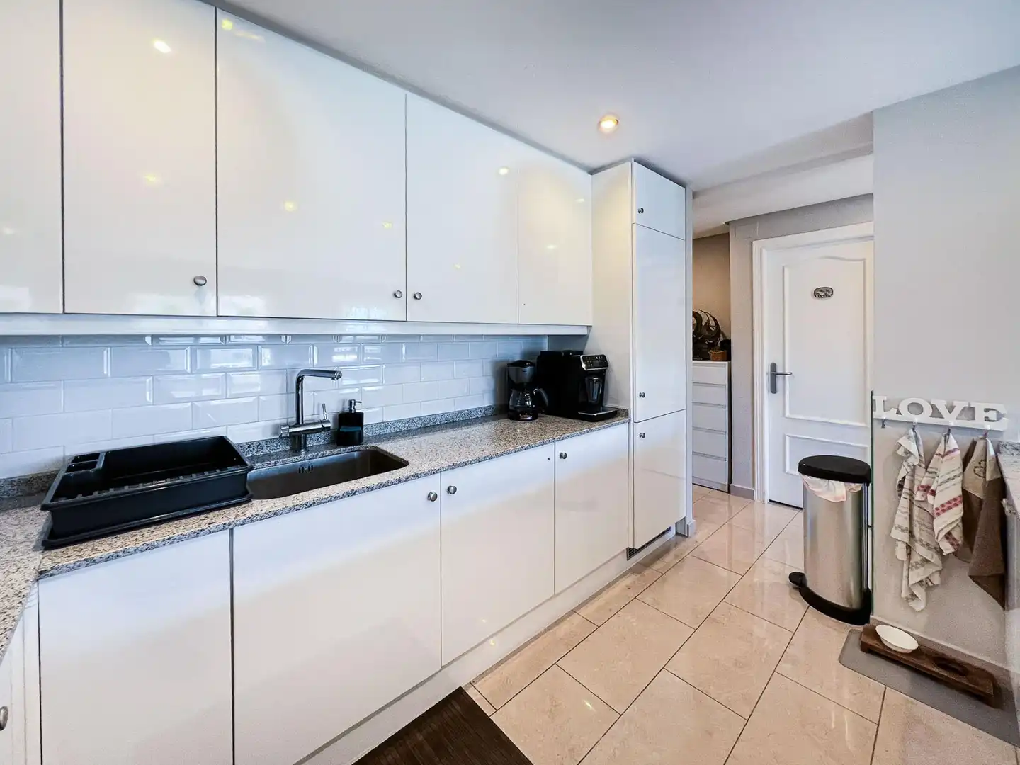 Kitchen of Apartments for sale in L'Alfàs del Pi  with Air Conditioner, Private garden and Terrace