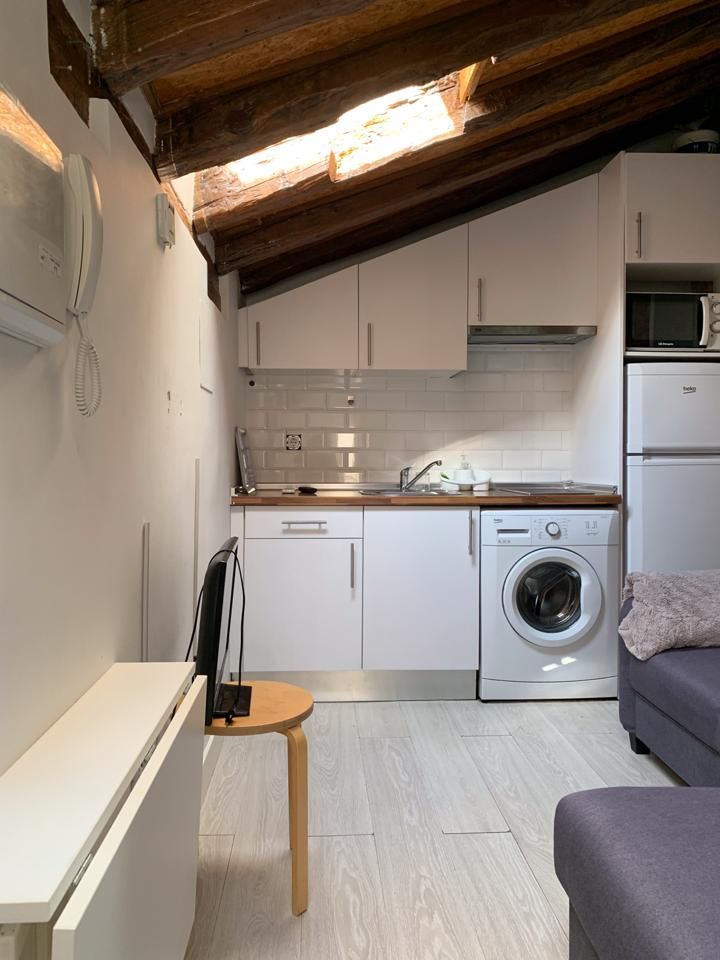 Kitchen of Study to rent in  Madrid Capital  with Air Conditioner, Heating and Furnished