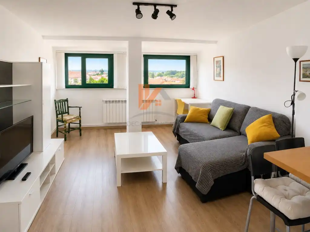 Sala de estar de Piso de alquiler en Santiago de Compostela  con Amueblado