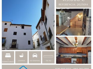 Casa rústica amb balcó en venda a Calle Poblete 34