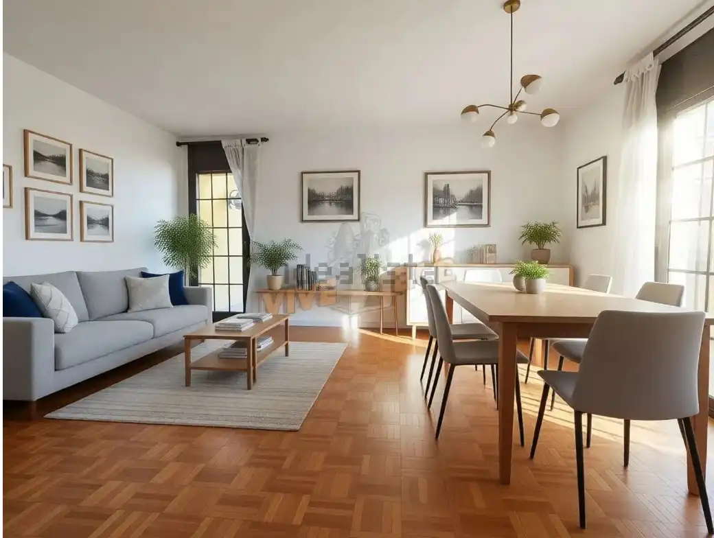 Sala d'estar de Casa adosada en venda en Sant Celoni amb Calefacció, Terrassa i Traster